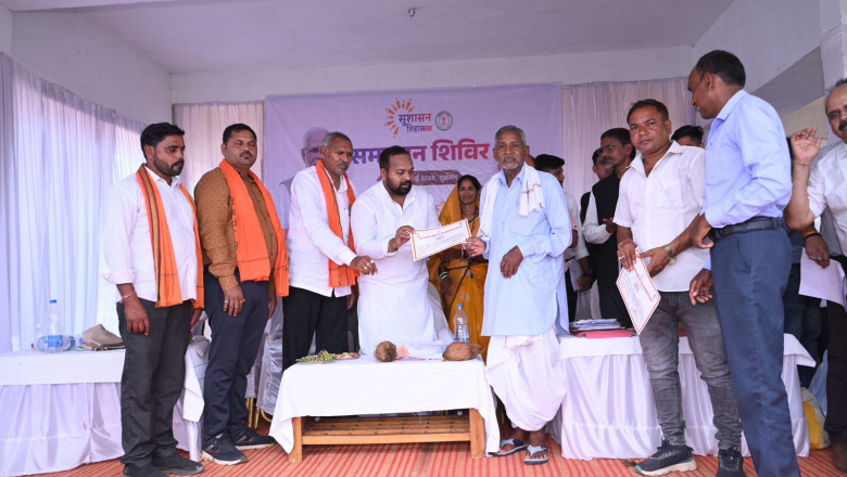 खम्हरिया में सुशासन समाधान शिविर संपन्न, 3905 आवेदनों का हुआ निराकरण