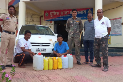 थाना बोरतलाव पुलिस स्टाफ द्वारा अवैध शराब तस्करी पर बडी कार्यवाही