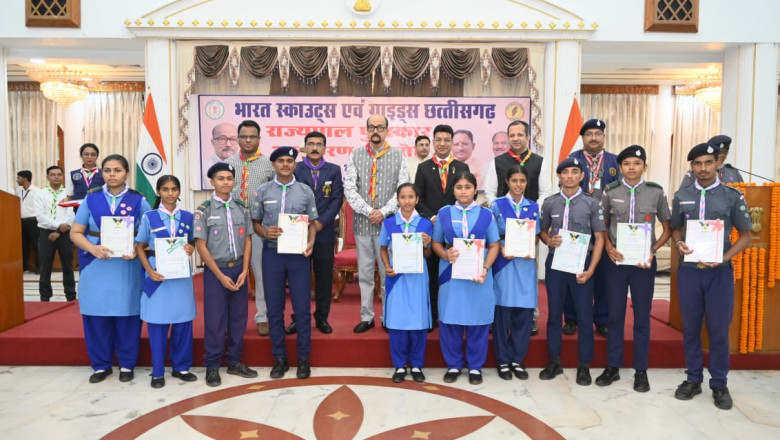 *भारत स्काउट्स गाइड्स के अलंकरण समारोह में शामिल हुए राज्यपाल*