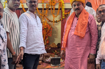 पंचमुखी हनुमान मंदिर प्राण प्रतिष्ठा एवं आरती का कार्यक्रम रेल एवं स्ट्रक्चर मिल  बिल्डिंग न 6  A भिलाई स्टील प्लांट में किया गया जिसमें मुख्य अतिथि मान विजय बघेल सांसद दुर्ग....