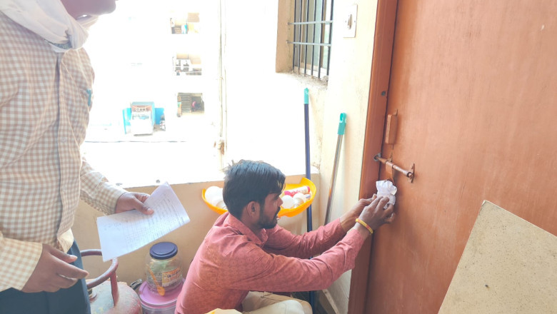 मोर मकान मोर चिन्हारी के तहत रेवाडीह में निर्मित आवासों से अवैध कब्जा हटाया गया...