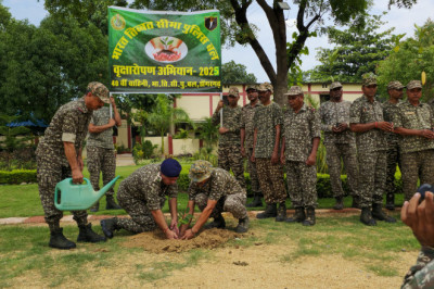 40वीं वाहिनी आईटीबीपी डोंगरगढ़ द्वारा विश्व पर्यावरण दिवस के अवसर पर एक व्यापक वृक्षारोपण एवं पर्यावरण जागरूकता कार्यक्रम का आयोजन
