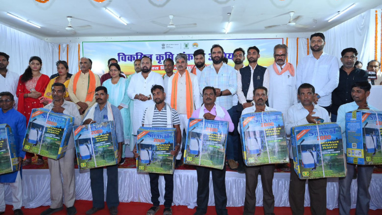 विकसित कृषि संकल्प अभियान के तहत बेमेतरा में किसान मेला सह संगोष्ठी का आयोजन