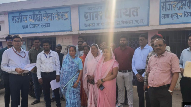 बेमेतरा में जल शक्ति अभियान की समीक्षा : निदेशक अमित कुमार अग्रवाल ने किया स्थलीय निरीक्षण