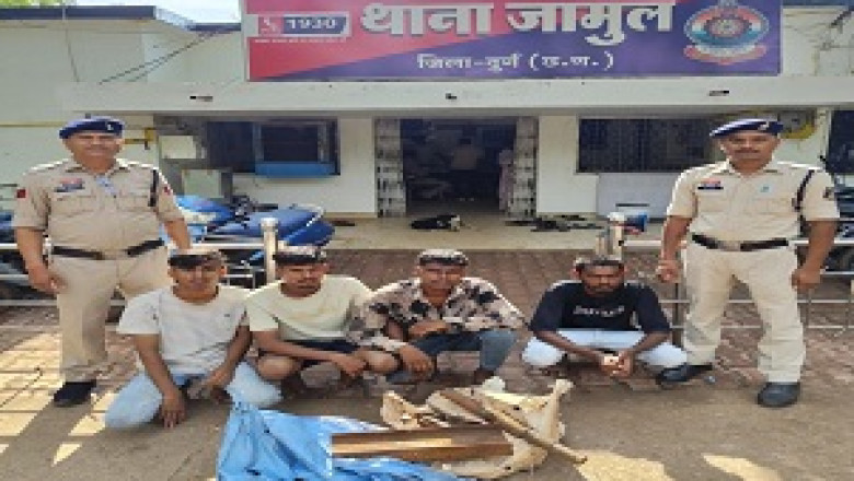 चोरी के मामले में 04 आरोपी गिरफ्तार फाईन इंजीनियर्स कंपनी भिलाई में चोरी का मामला