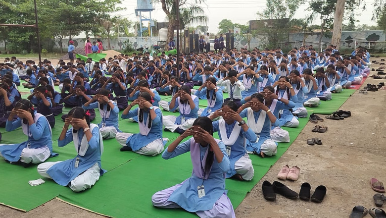 अन्तर्राष्ट्रीय योग दिवस के अवसर पर योग सप्ताह का किया जा रहा है आयोजन...