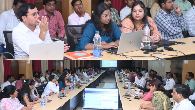 ई-ऑफिस प्रणाली पर अधिकारी-कर्मचारियों को दिया गया प्रशिक्षण