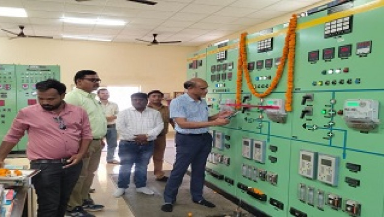 डाईरेक्टर शिरीष सेल्ट ने टप्पा उपकेन्द्र के लिए नई 33 के0व्ही0 लाइन का लोकार्पण किया...