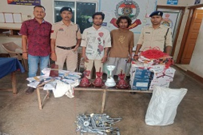 गैंग बनाकर चोरी करने वाले शातिरचोर गिरफ्तार, त्रिनयन ऐप की मदद से 24 घण्टे में नकबजनी का खुलासा...