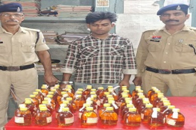 छावनी थाना क्षेत्र में अवैध शराब बिक्री पर 34(2) आबकारी एक्ट की गई कार्यवाही...