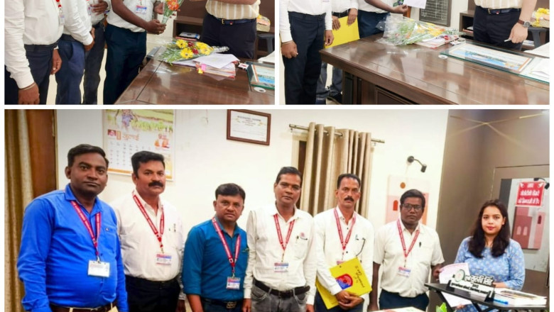 छत्तीसगढ़ के प्रदेश अध्यक्ष रॉकी रेनॉल्ड़ एंथोनी एवं उनकी टीम के द्वारा राजनांदगांव जिला के नए कलेक्टर महोदय का पुष्प गुच्छ देकर स्वागत किया गया ...