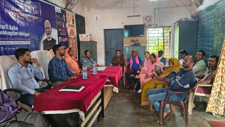 ग्राम सढ़ौली और मरौदा में धरती आबा जनजातीय शिविर का हुआ आयोजन जनजातीय परिवारों को विभिन्न योजनाओं से किया गया लाभान्वित...