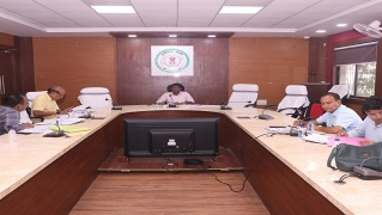 लोक स्वास्थ्य यांत्रिकी, जल संसाधन व क्रेडा विभाग की मासिक समीक्षा बैठक संपन्न...