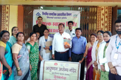 शहरी स्वास्थ्य कार्यक्रम चरोदा भिलाई-तीन के हेल्थ एंड वेलनेस सेंटर देवबलौदा में लगाया स्वास्थ्य शिविर...