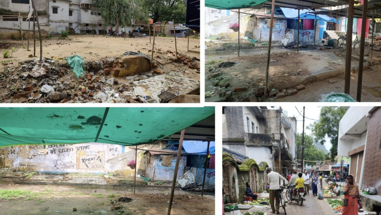 गोल बाजार सब्जी मंडी फिर से हुई अव्यवस्थित  डोंगरगढ़- हाल ही में नगर पालिका प्रशासन द्वारा गोल बाजार स्थित सब्जी मंडी को व्यवस्थित करने अभियान चलाया गया था..