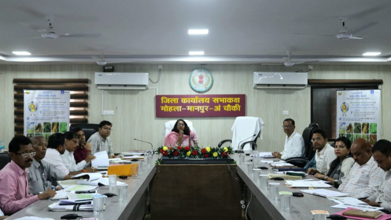 कलेक्टर श्रीमती प्रजापति ने की प्रधानमंत्री फसल बीमा योजना की समीक्षा...