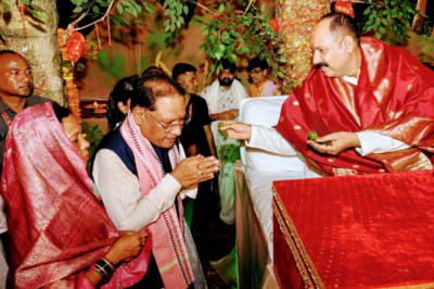 छत्तीसगढ़ में मुख्यमंत्री विष्णुदेव साय शिव महापुराण कथा के समापन समारोह में हुए शामिल...