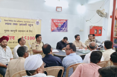शांति पूर्वक गोविन्दा उत्सव मनाने हेतु थाना डोंगरगढ़ में ली गई शांति समीति की बैठक...