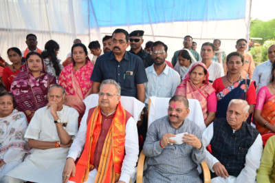 विधानसभा अध्यक्ष ने पूर्व मंत्री स्वर्गीय लीलाराम भोजवानी की पुण्यतिथि पर स्वागत द्वार का किया भूमिपूजन...