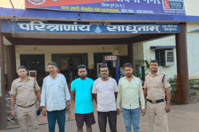 थाना नदिनी नगर एवं थाना धमधा क्षेत्र में चोरी के आरोपी पुलिस के गिरफ्त में...