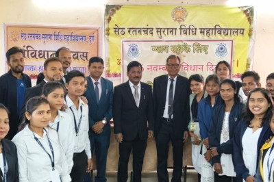 संविधान दिवस के अवसर पर सुराना लॉ कॉलेज में न्यायाधीश द्वारा प्रेरक उद्बोधन...