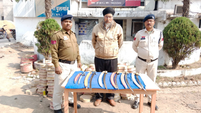 6 नग तलवार के साथ आरोपी को पकड़ने में मिली सफलता....