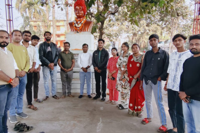 स्वामी विवेकानंद युवा जागृति मंच ने  अभिलाषा स्कूल में मनाया युवा दिवस....