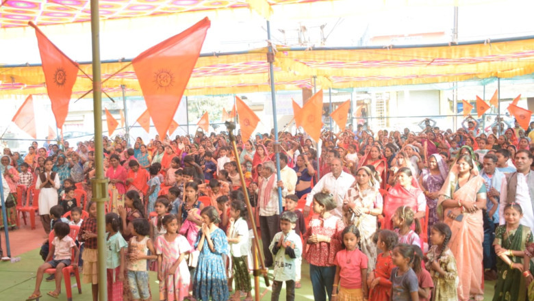 विशाल हिन्दू सम्मेलन हनुमान चालीसापाठ  सिरसा खुर्द में सम्पन्न हुआ...