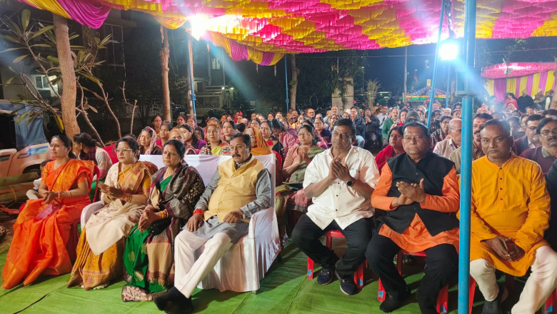 श्री राम चौक तiलपुरी ब्लॉक दो भिलाई में आयोजित भजन संध्या के शुभ अवसर पर उपस्थित दुर्ग के लोकप्रिय सांसद ...