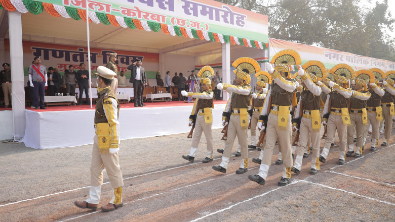 फुटबॉल ग्राउंड सीएसईबी में गणतंत्र दिवस समारोह का हुआ फुल ड्रेस फ़ाइनल रिहर्सल...