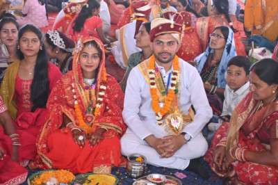 मुख्यमंत्री कन्या विवाह योजना के तहत 283 जोड़े बंधे विवाह के बंधन में