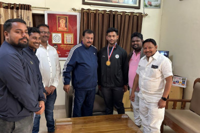 ओपन नेशनल वेटलिफ्टिंग चैंपियनशिप में रेहान खान ने जीता स्वर्ण पदक...