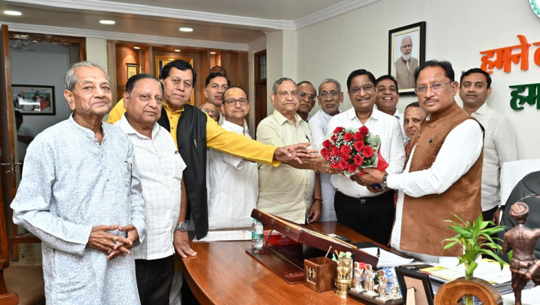 राज्यसभा सीट के लिए गौरीशंकर अग्रवाल को उम्मीदवार बनाने की मांग, अग्रवाल समाज ने मुख्यमंत्री साय से की मुलाकात