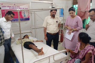 ग्राम बेलौदी में उल्टी-दस्त के 56 मरीज मिले, स्वास्थ्य विभाग की टीम लगातार कर रही सर्वे