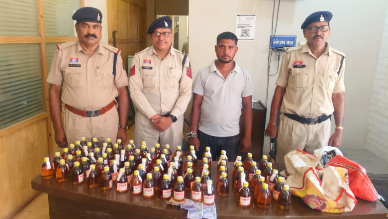 87 पौवा अवैध देषी मसाला शराब के साथ 01 आरोपी गिरफ्तार...