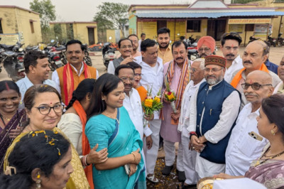 आहिवारा में भाजपा मंडल कार्यालय हेतु भूमि पूजन संपन्न, सांसद विजय बघेल ने किया संबोधन....