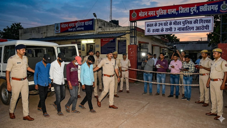दुर्ग पुलिस की त्वरित कार्रवाई: कत्ल के 24 घंटे के भीतर पुलिस की गिरफ्त में आए हत्या के सभी 7 नाबालिग आरोपी