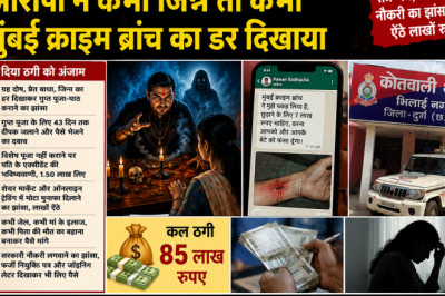 भिलाई की महिला से 85 लाख की ठगी, आरोपी ने कभी जिन्न तो कभी मुंबई क्राइम ब्रांच का डर दिखाया
