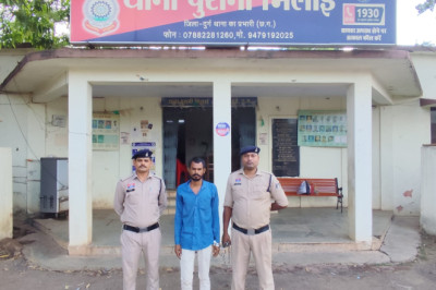 खुर्सीपार पुलिस की बड़ी कार्रवाई, बीएसपी स्क्रैप चोरी गिरोह का एक और सदस्य गिरफ्तार