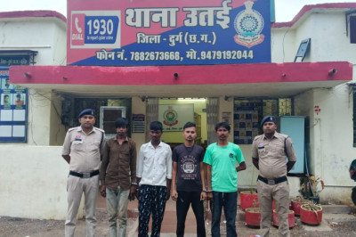 शीर्षक: ऑपरेशन विश्वास: दुर्ग पुलिस की कार्रवाई में 129 पौवा अवैध शराब जब्त, 5 आरोपी गिरफ्तार