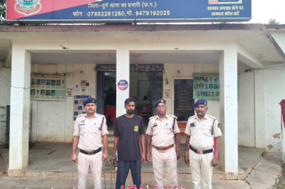 भिलाई में अवैध शराब बेचते आरोपी गिरफ्तार, 30 पौवा देशी मसाला शराब जब्त