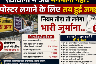 राजधानी में अब मनमानी नहीं! पोस्टर लगाने के लिए तय हुई जगह, नियम तोड़ा तो लगेगा भारी जुर्माना...