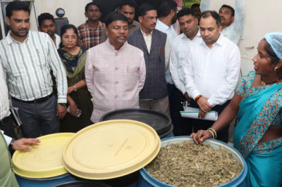 वनमंत्री केदार कश्यप ने कोरबा में वनौषधि प्रसंस्करण केंद्र और हाथी नियंत्रण केंद्र का किया निरीक्षण...