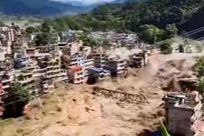 ग्लेशियर टूटने के बाद मची तबाही: इसी रास्ते से गुजरा बाढ़ का पानी और मलबा, दिखा खौफनाक मंजर