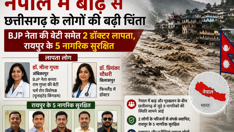 नेपाल में बाढ़ से छत्तीसगढ़ के लोगों की बढ़ी चिंता: BJP नेता की बेटी समेत 2 डॉक्टर लापता, रायपुर के 5 नागरिक सुरक्षित