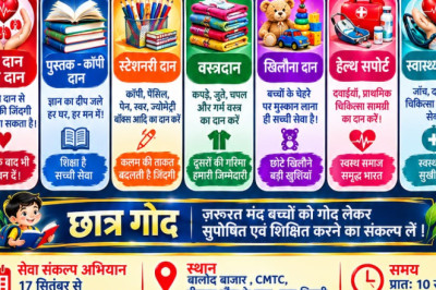 बालोद में सेवा संकल्प अभियान: 24 सितंबर से पर्यावरण संरक्षण और स्वच्छता अभियान
