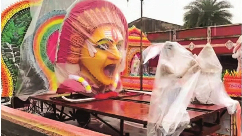 राजनांदगांव में आज निकलेगी गणेश विसर्जन झांकी: 24 घंटे बारिश से टला था आयोजन, 'कांतारा' थीम होगी आकर्षण का केंद्र...