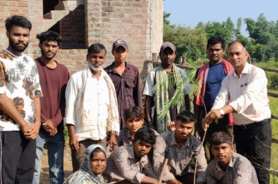 गांधी एवं शास्त्री जयंती पर तिलईरवार में वृक्षारोपण और स्वच्छता अभियान, विद्यार्थियों ने दिया पर्यावरण संरक्षण का संदेश